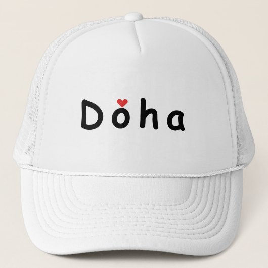Ik hou van Doha Trucker Pet (Voorkant)