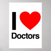 ik hou van dokters poster (Voorkant)
