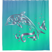 Ik hou van dolfijnen douchegordijn (Voorkant)