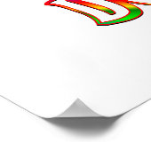 Ik hou van dolfijnen poster (Hoek)