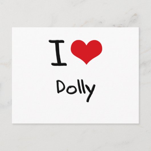 Ik hou van Dolly Briefkaart (Voorkant)