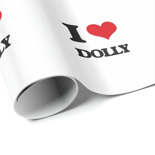 Ik hou van Dolly Cadeaupapier (Rol Hoek)
