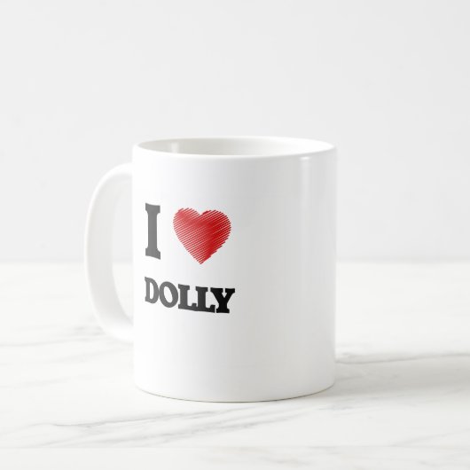 Ik hou van Dolly Koffiemok (Voorkant links)
