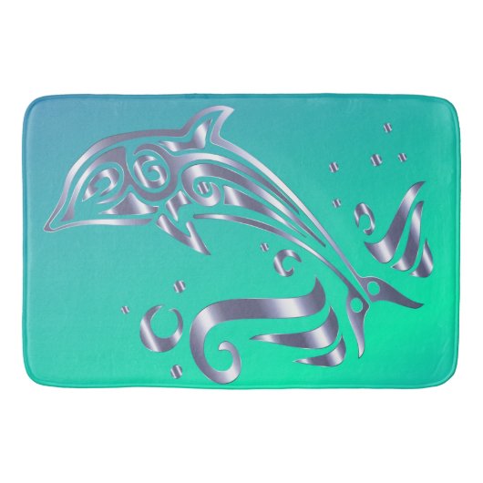 Ik hou van Dolphins Bath Mat (Voorkant)