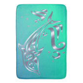 Ik hou van Dolphins Bath Mat (Voorkant Verticaal)