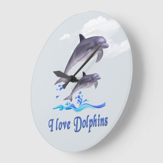 Ik hou van Dolphins Grote Klok (Hoek)