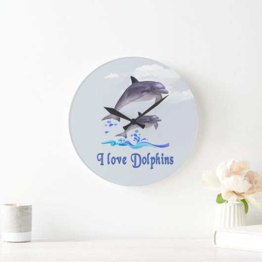 Ik hou van Dolphins Grote Klok (Huis)