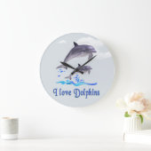 Ik hou van Dolphins klok (Huis)
