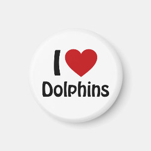 Ik hou van Dolphins Magneet
