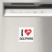 Ik hou van Dolphins Magneet (Insitu (Vaatwasser))