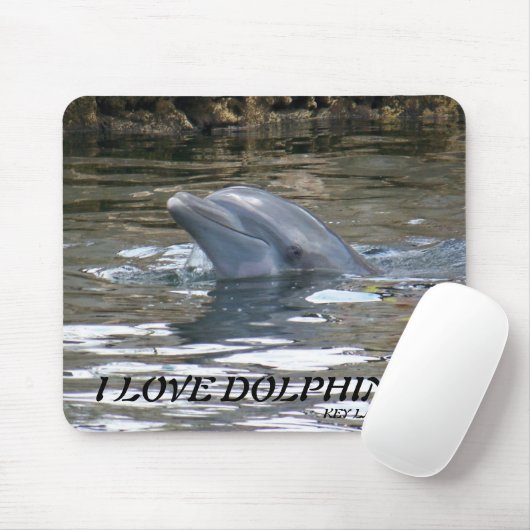 Ik hou van DOLPHINS! Muismat (Met muis)