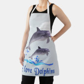 Ik hou van Dolphins Schort (Insitu)
