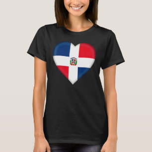 Ik hou van Dominicaanse Republiek Dominicaanse vla T-shirt