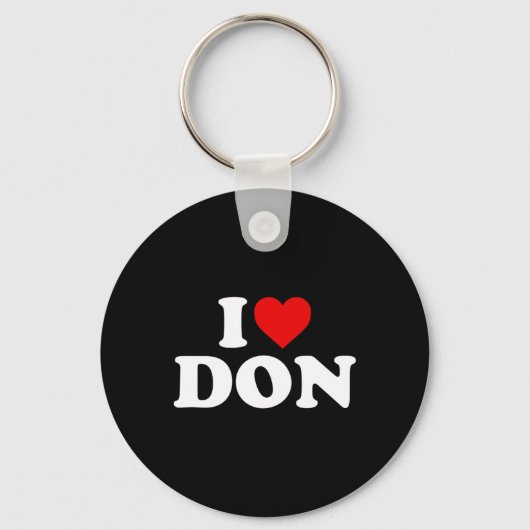 Ik hou van Don - Hart Sleutelhanger (Voorkant)