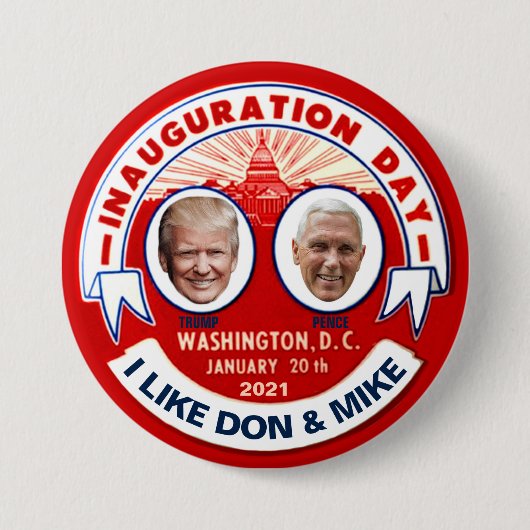 Ik hou van Don & Mike Ronde Button 7,6 Cm (Voorkant)