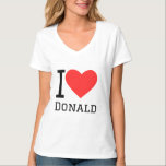 Ik hou van donald t-shirt<br><div class="desc">Ik hou van Donald,  voor mannen liefhebbers</div>