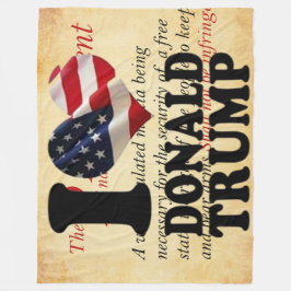 IK HOU VAN DONALD TRUMP FLEECE DEKEN