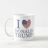 Ik hou van Donald Trump Koffiemok (Links)