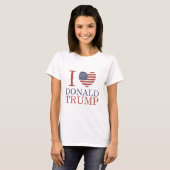 Ik hou van Donald Trump T-shirt (Voorkant volledig)