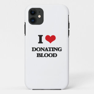 Ik hou van donatiebloed Case-Mate iPhone case
