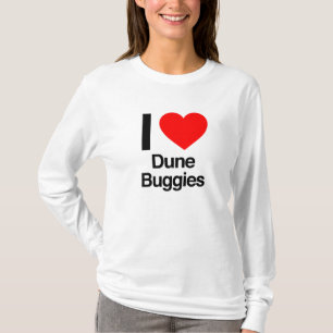 ik hou van donkere bugies t-shirt