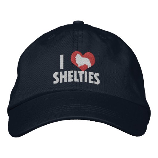 Ik hou van donkere Shelties Pet (Voorkant)