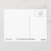 Ik hou van Donkeys! Briefkaart (Achterkant)