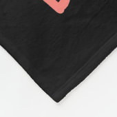 Ik hou van Donkeys Fleece Deken (Hoek)