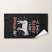 Ik hou van Donkeys Handdoek (Handdoek)
