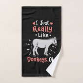 Ik hou van Donkeys Handdoek (Handdoek)