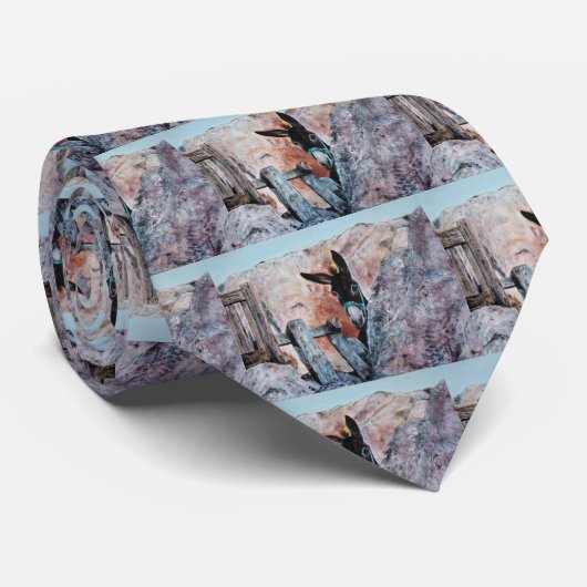 Ik hou van Donkeys! Stropdas (Opgerold)