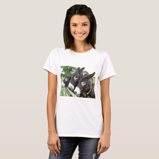 Ik hou van Donkeys! T-shirt (Voorkant volledig)