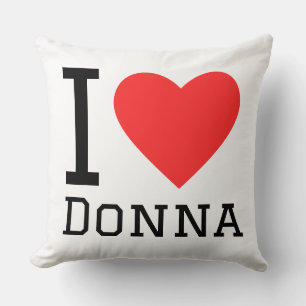 Ik hou van donna kussen