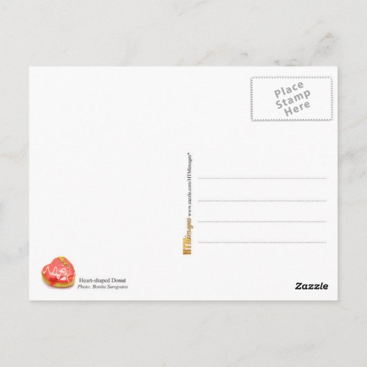 Ik hou van Donut Briefkaart (Achterkant)