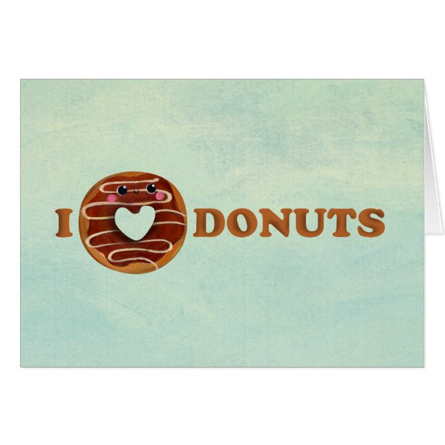 Ik hou van Donuts (Voorkant Horizontaal)