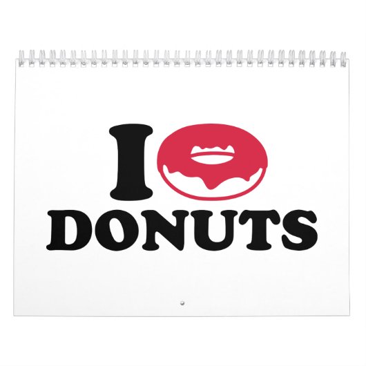 Ik hou van donuts kalender (Hoes)
