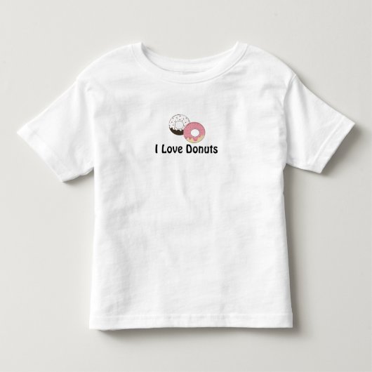 Ik hou van donuts kinder shirts (Voorkant)