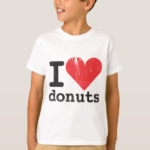 Ik hou van donuts Kinder T-Shirt