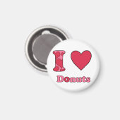 Ik hou van donuts magneet (Voorkant / Achterkant)