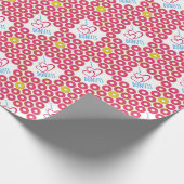 Ik hou van donuts poster. cadeaupapier (Hoek)