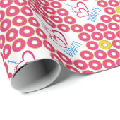 Ik hou van donuts poster. cadeaupapier (Rol Hoek)