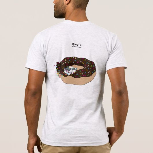 Ik hou van donuts: Rocket Bunny FRS, BRZ, GT86 T-shirt (Achterkant)