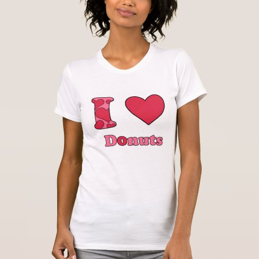 Ik hou van donuts t-shirt (Voorkant)