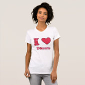 Ik hou van donuts t-shirt (Voorkant volledig)