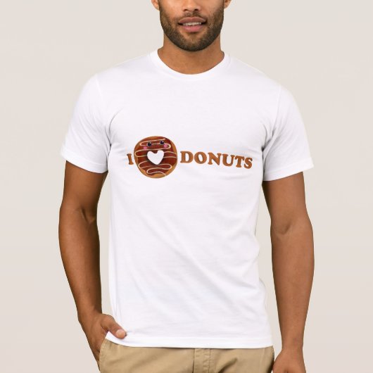 Ik hou van Donuts T-shirt (Voorkant)