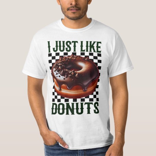 Ik hou van donuts t-shirt (Voorkant)