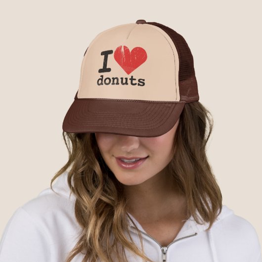 Ik hou van donuts Trucker Hat Pet (In situ)