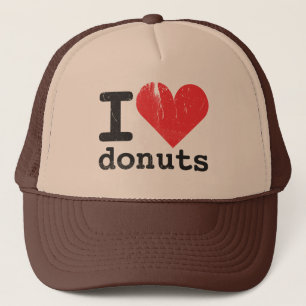 Ik hou van donuts Trucker Hat Trucker Pet