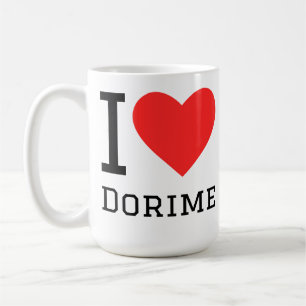 Ik hou van dorime koffiemok