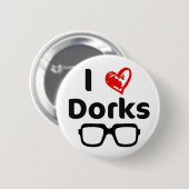 Ik hou van dorpen ronde button 5,7 cm (Voorkant /achterkant)